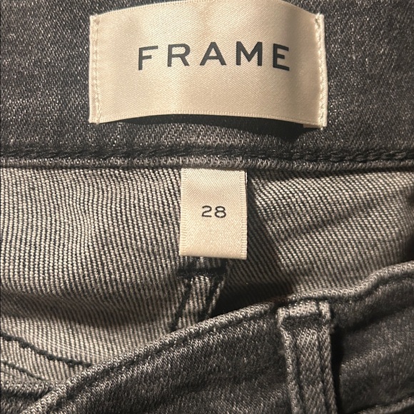 Frame Denim Le Crop Palazzo grey wash - Picture 4 of 5